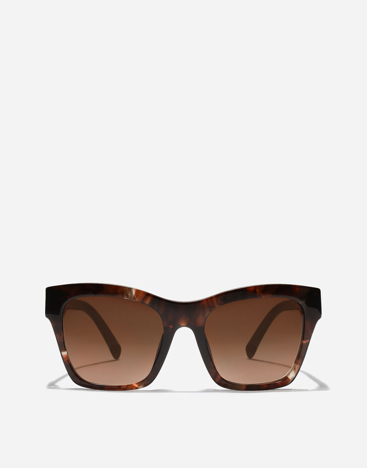 Dolce & Gabbana DG Crossed Sunglasses Dark red havana VG4512VP274