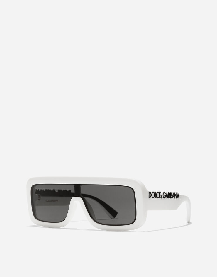 Dolce & Gabbana DG Logo Sunglasses White VG601FVN287