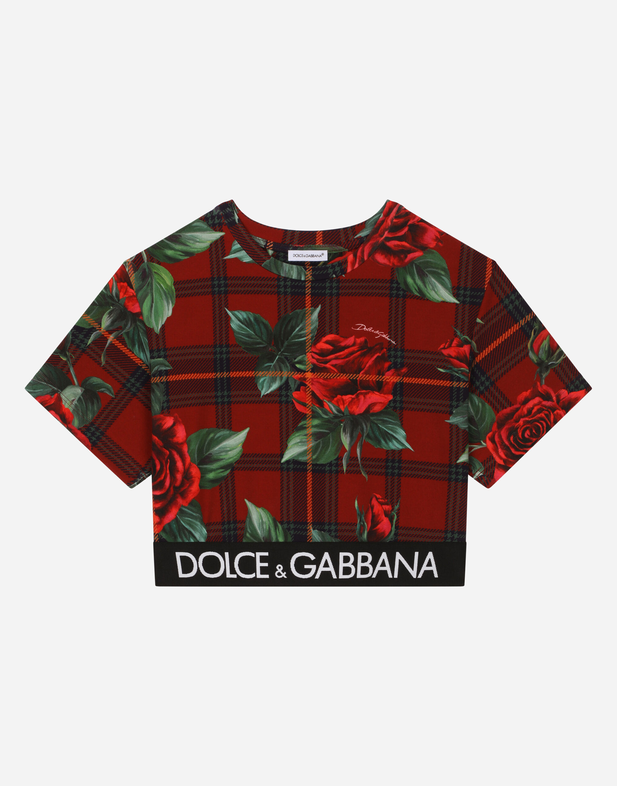 Red and black dolce and gabbana shirt 2025