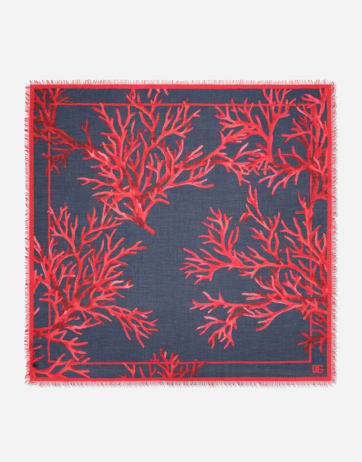 Dolce & Gabbana FOULARD 90X90 SFRANG Mehrfarbig GQ306EG3W00