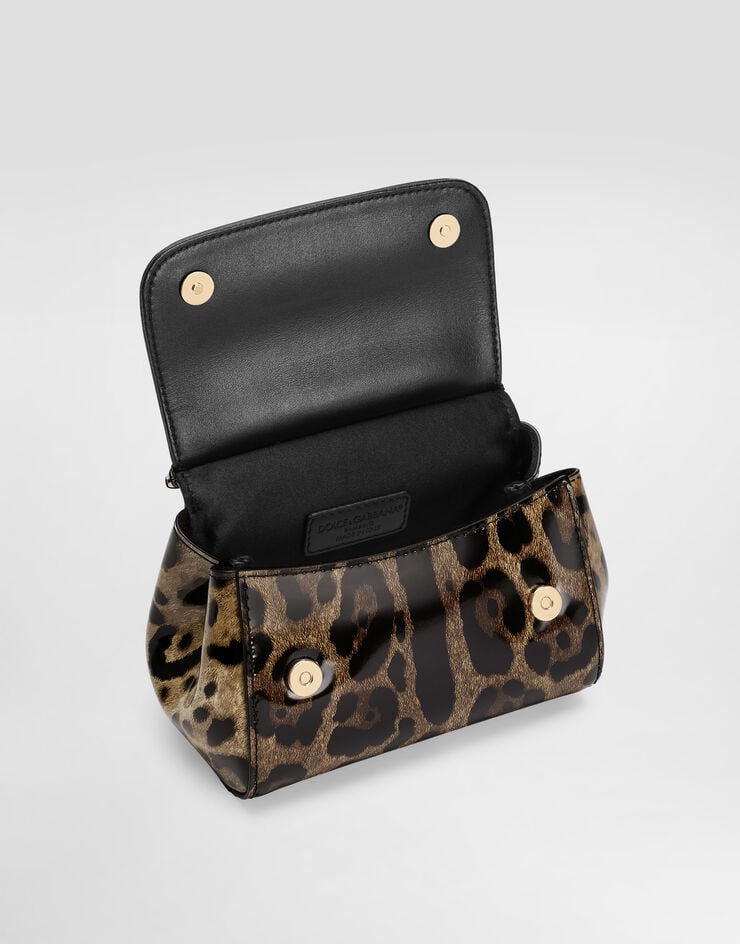 Dolce & Gabbana Printed polished calfskin mini Sicily bag Print EB0003AM568