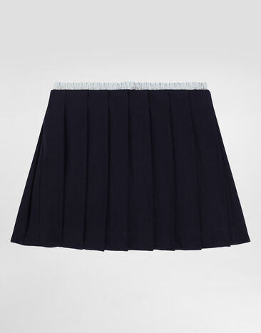 Dolce & Gabbana Rock aus Canvas in Wolle Blue L55I60FU28G