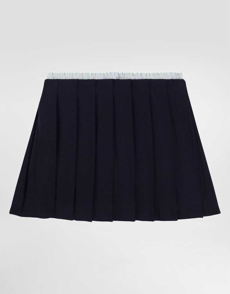 Dolce & Gabbana Wool canvas skirt Blue L55I60FU28G