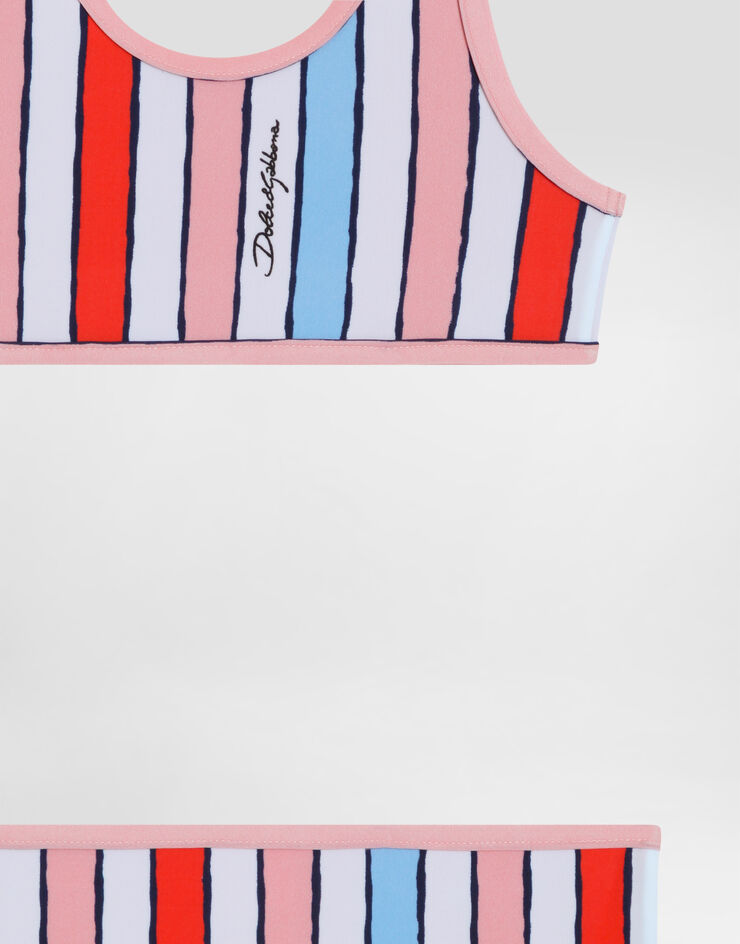 Dolce & Gabbana Striped bikini Multicolor L5J877ON0D5