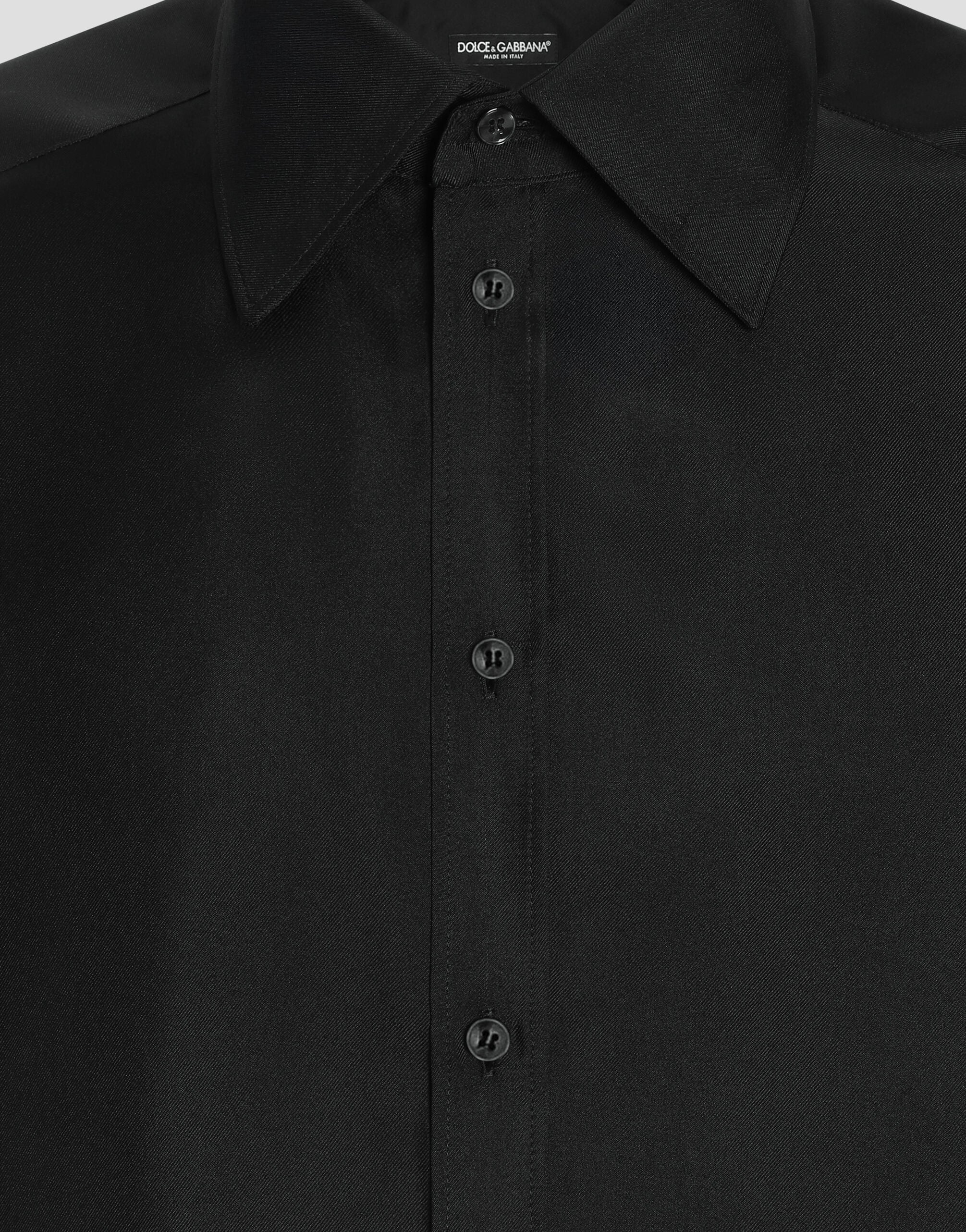 Silk twill Martini shirt - thumbnail 7