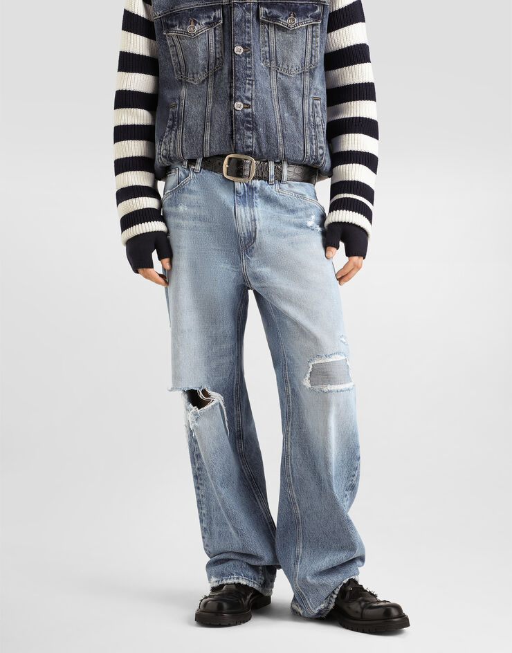 Dolce & Gabbana Pantaloni in denim Multicolore GP23DZG8PJ3