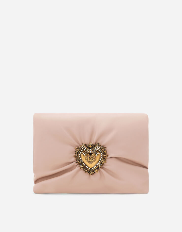 Dolce&Gabbana Sac d’épaule Devotion soft moyen format Rose Pâle BB7349AK274