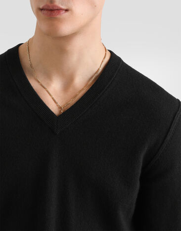 Dolce & Gabbana Cashmere-Pullover Dolce & Gabbana Cashmere-Pullover Schwarz GXX02TJBW1W