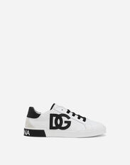 Dolce & Gabbana Portofino vintage calfskin sneakers Black DA0250A1328