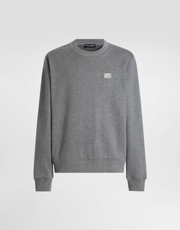 Dolce & Gabbana Cotton sweatshirt with tag Print G9BJATFS785