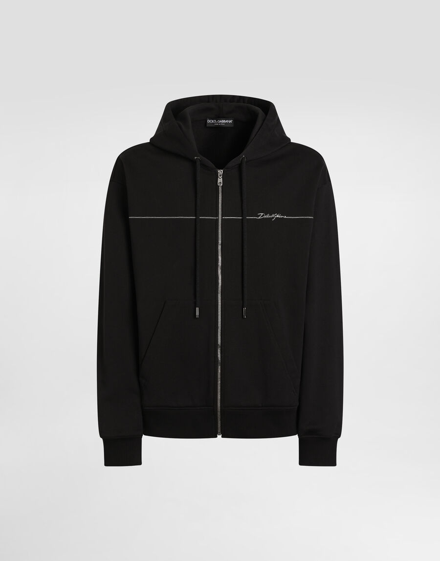 Cotton hooded sweatshirt