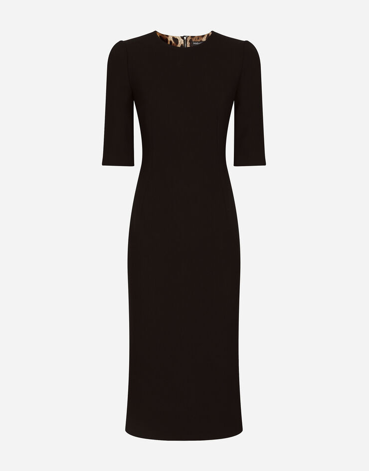 Dolce & Gabbana ロンゲットドレス ウールクロス ブラック F6ARWTFUBFY