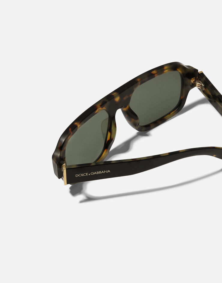 Dolce & Gabbana Gafas de sol Lusso Sartoriale Negro sobre w habana amarillo VG4516VP49A