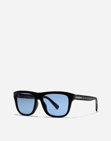 Dolce & Gabbana Lunettes de soleil à imprimé Maiolica corallo Dolce & Gabbana Lunettes de soleil à imprimé Maiolica corallo Black VG4545VP180