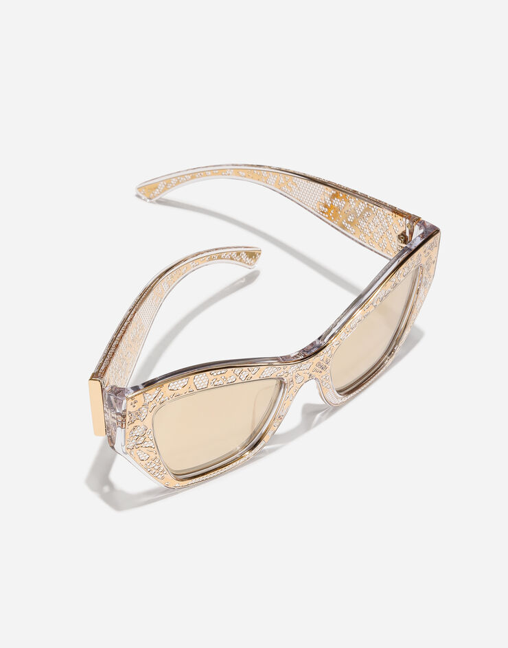 Dolce & Gabbana Gafas de sol DG Pizzo Dorado VG4494VP303