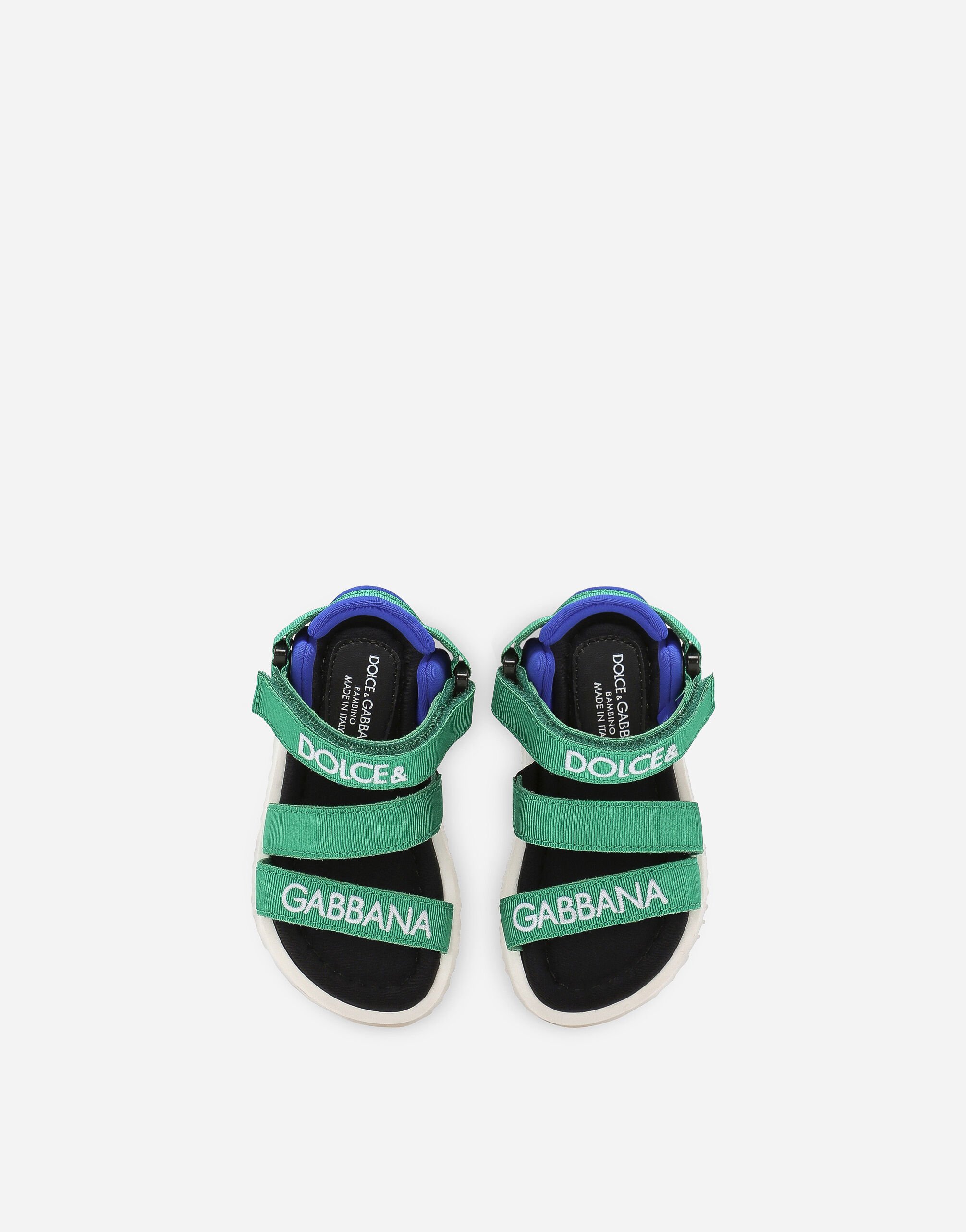 Gros grain sandals in Multicolor for Boys Dolce Gabbana