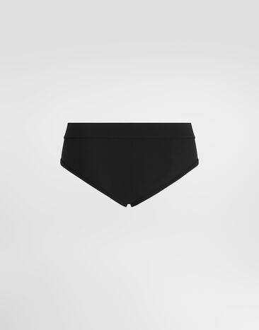 Dolce & Gabbana Swim briefs with logo Black M4F62JON0DL
