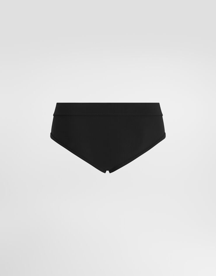 Dolce & Gabbana Swim briefs with logo Dolce & Gabbana Swim briefs with logo Black M4F62JON0DL