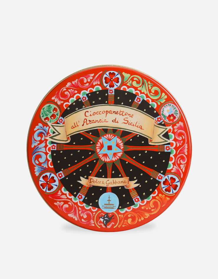 Dolce & Gabbana Chocolate Panettone with Sicilian Orange Multicolor PN1000RED50