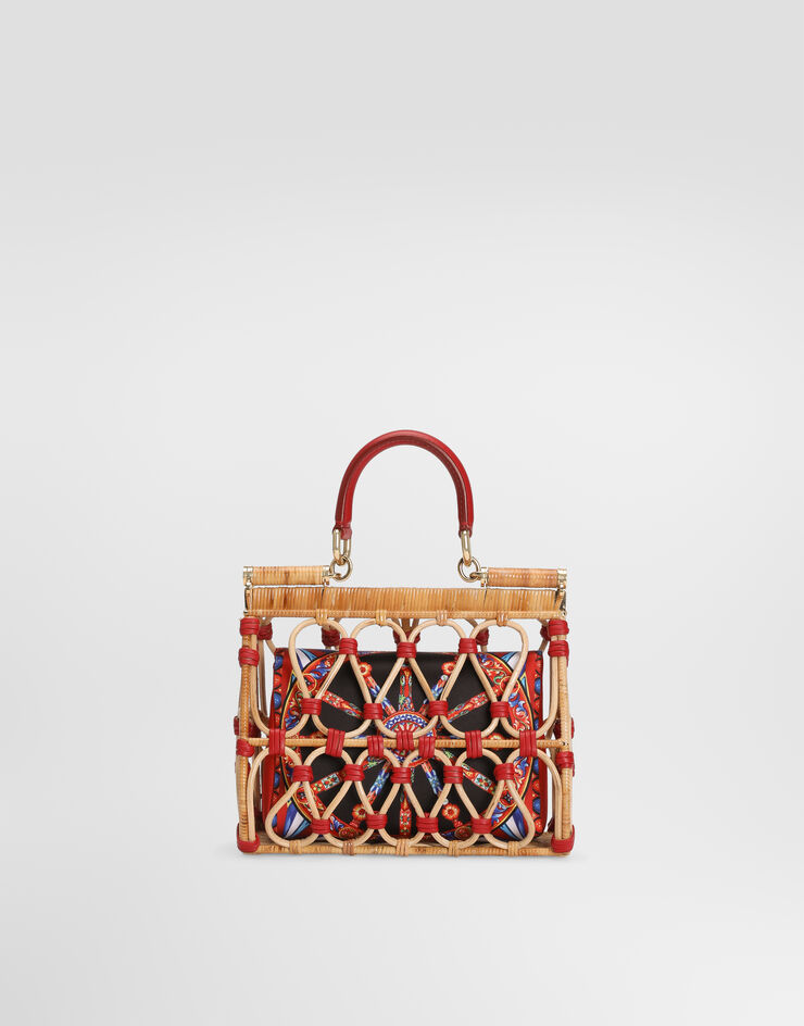 Dolce & Gabbana Sicily handbag with embroidery Dolce & Gabbana Sicily handbag with embroidery Multicolor BB5660B0421