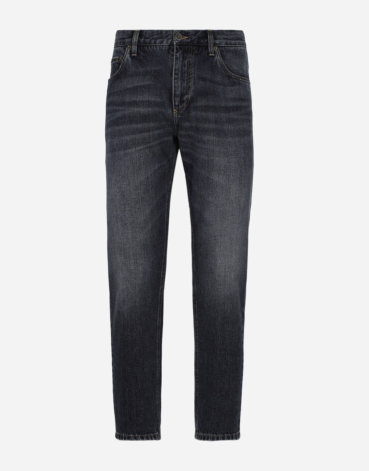 Dolce & Gabbana Loose blue denim jeans Blue GYJDADG8KE5