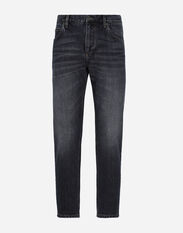 Dolce & Gabbana Loose blue denim jeans Black GVC4HTFUFMJ
