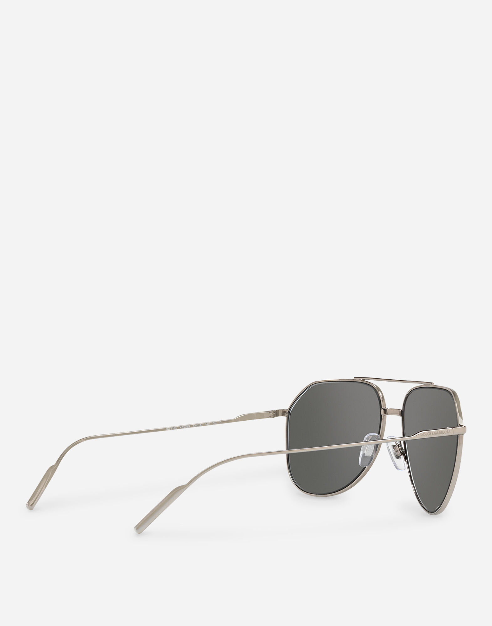 Aviator Sunglasses In Gold Plated Metal Men Dolce Gabbana