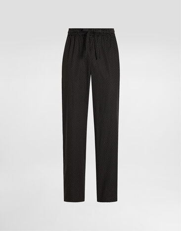 Dolce & Gabbana Micro-designed joggers Multicolor GVRMATFMRBN