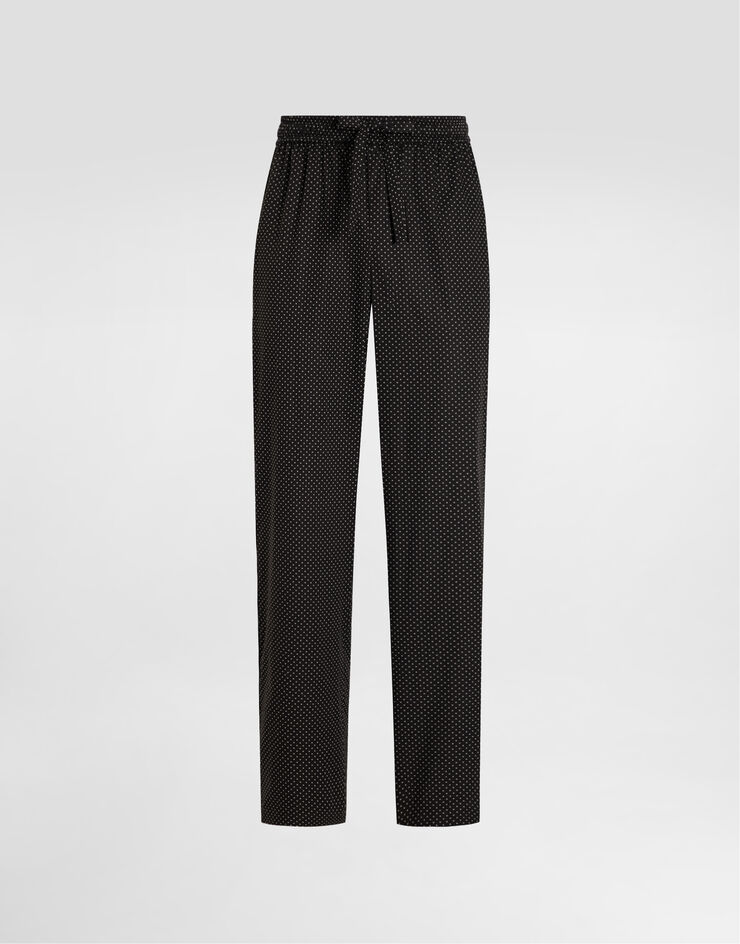 Dolce & Gabbana Micro-designed joggers Multicolor GVRMATFMRBN