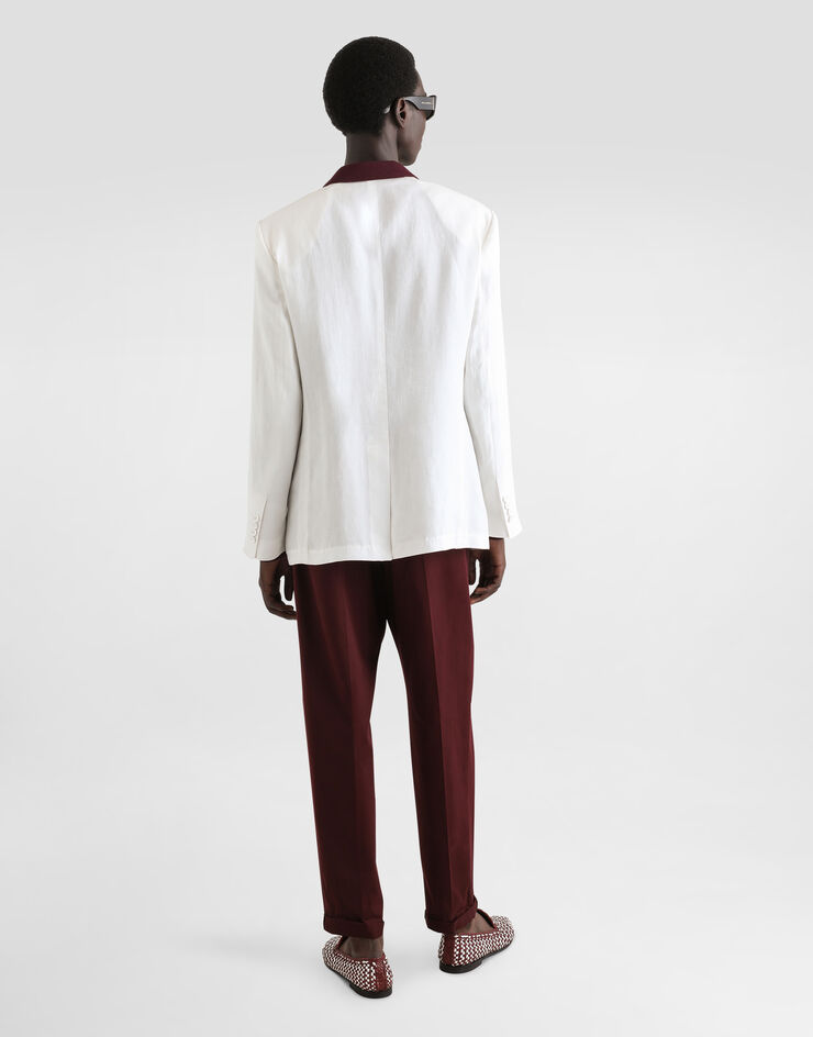 Dolce & Gabbana Cotton gabardine pants with double darts  GP10DTFUFNV