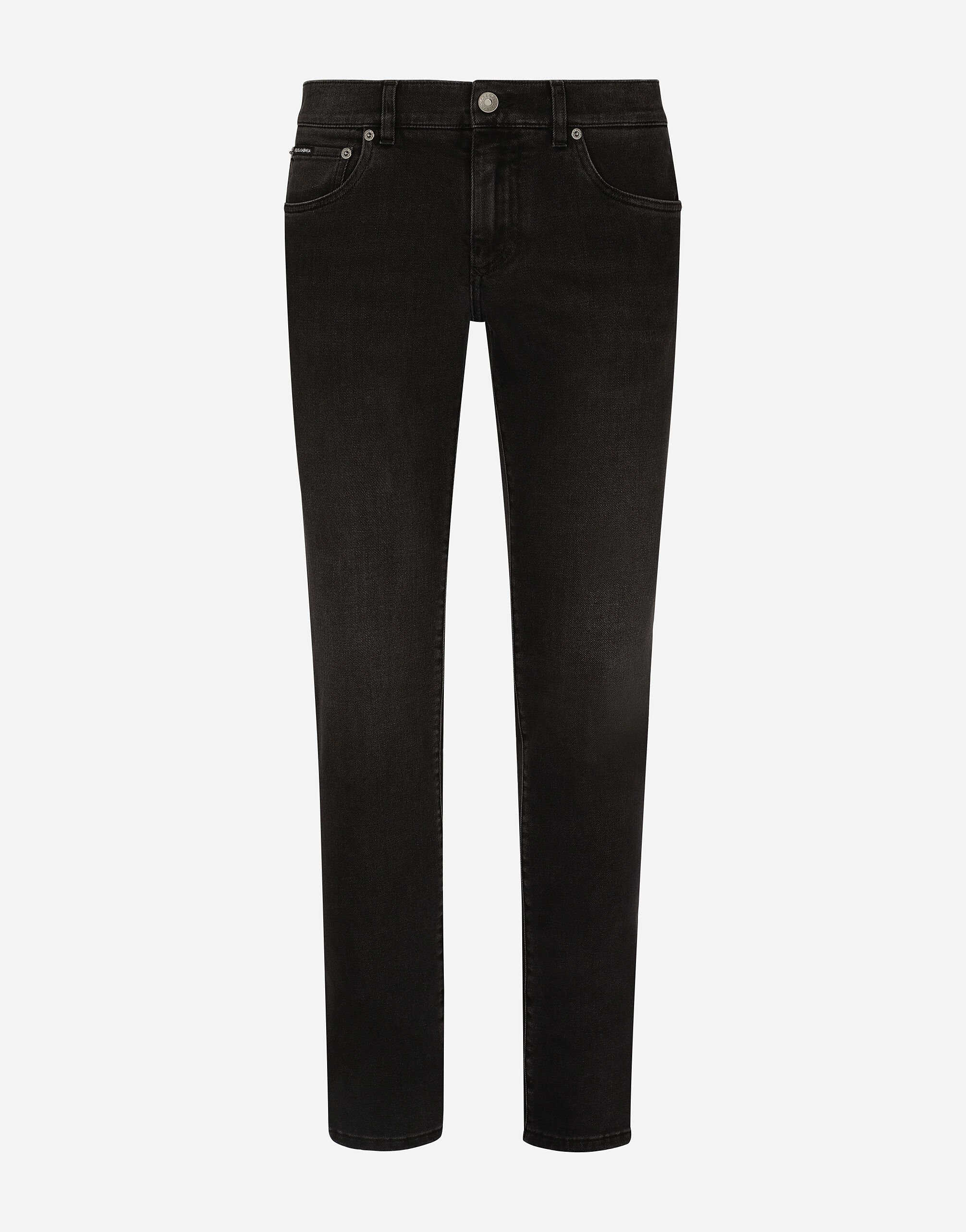 Dolce & Gabbana Gray wash skinny stretch jeans Multicolor G5JC8DG8GW6