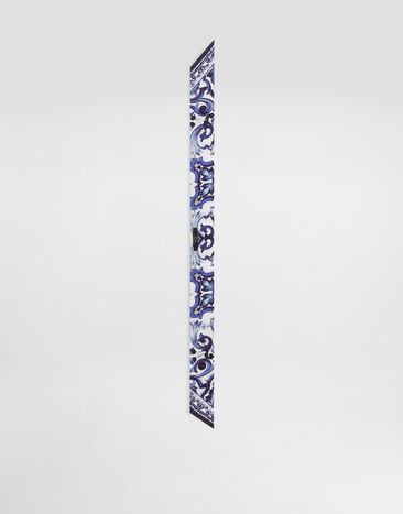 Dolce & Gabbana Majolica-print silk twill bandeau Print IS174WGDDHB