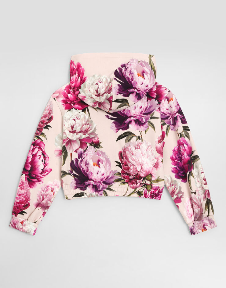 Dolce & Gabbana Peony-print cotton sweatshirt Dolce & Gabbana Peony-print cotton sweatshirt Multicolor L5JWDMG7QWQ