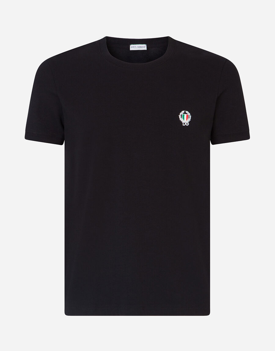 Cotton undershirt with DG crest