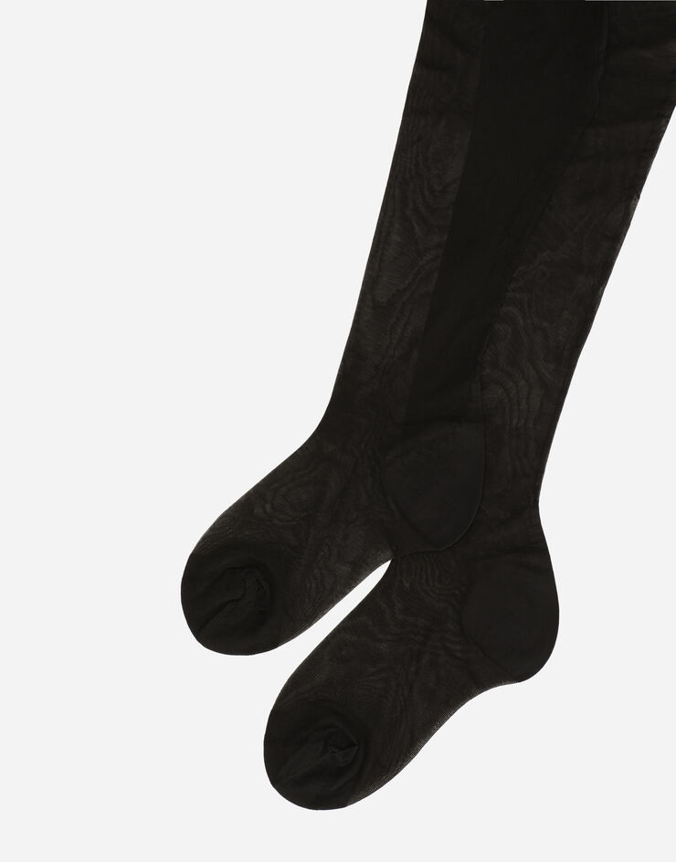 Dolce & Gabbana Striped tights Black O4A92TONO62