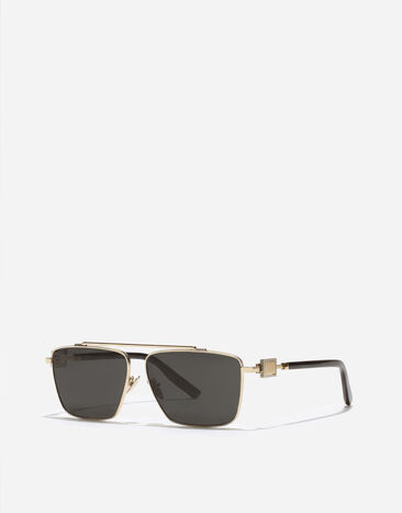 Dolce & Gabbana Metal Plaque Sunglasses Gold VG2336VM287