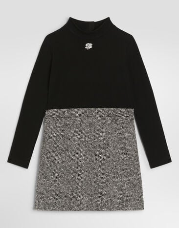 Dolce & Gabbana Mix material dress Multicolor L5JDBPG7Q3H