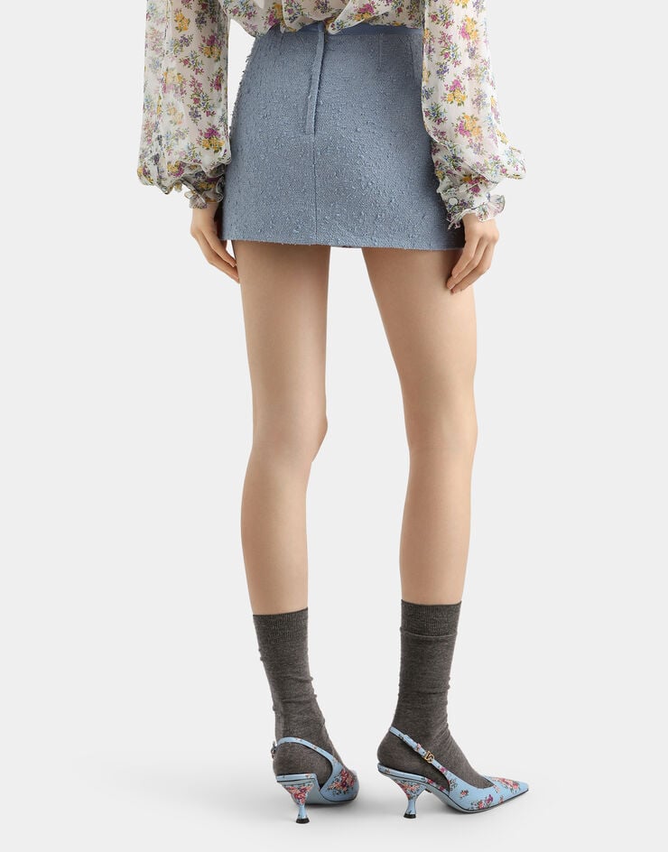 Dolce & Gabbana Basketweave skirt Dolce & Gabbana Basketweave skirt Purple F4CC8THUMWJ