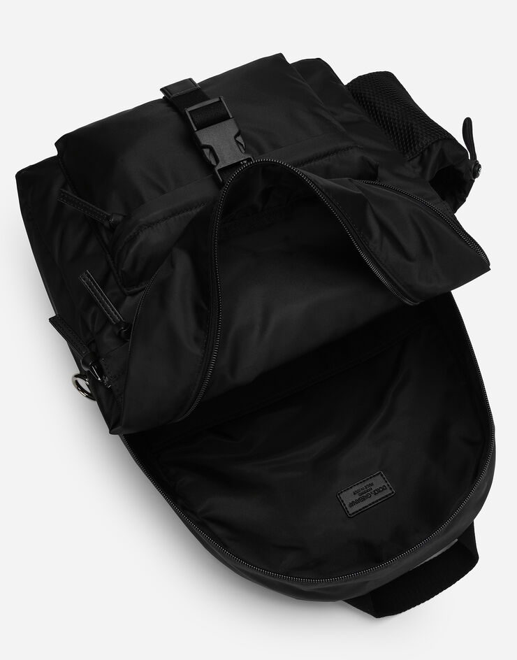 Dolce & Gabbana حقيبة ظهر نايلون أسود EM0125AB205