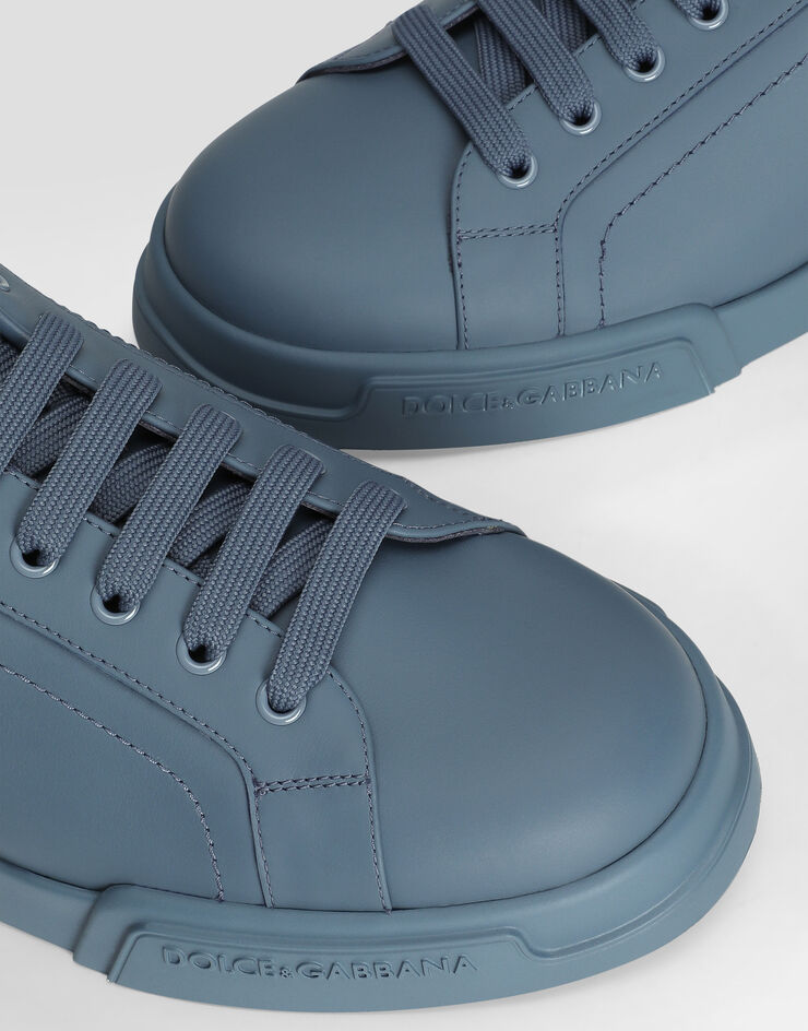 Dolce & Gabbana Portofino light strobel calfskin sneakers Azure CS2332A0232