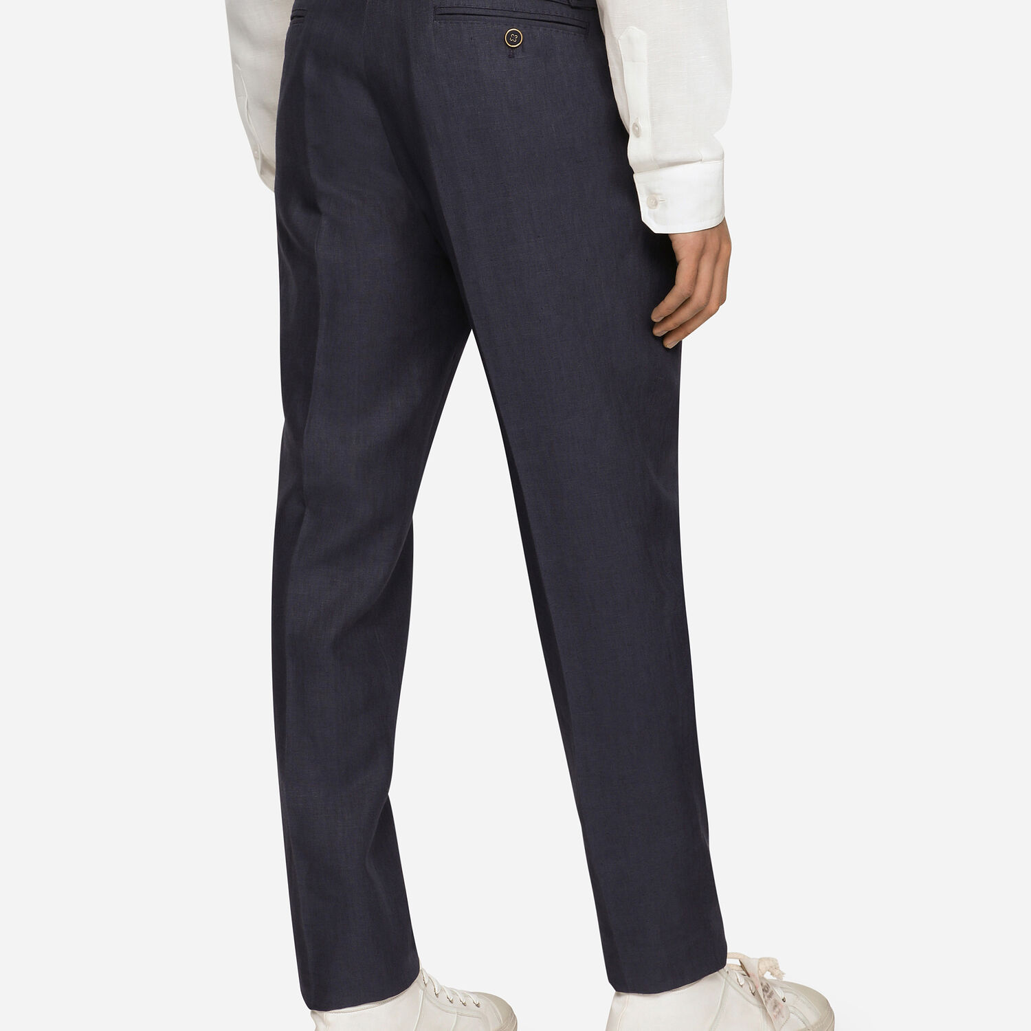 Linen pants in Blue for