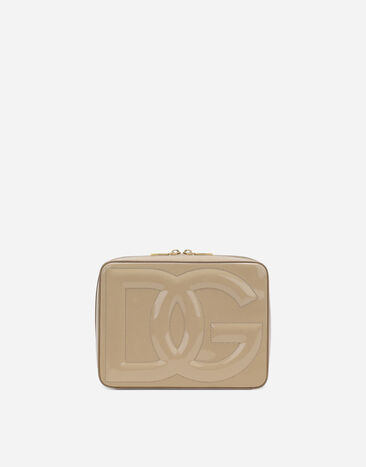 Dolce & Gabbana Medium DG Logo camera bag Black BB7338AW576