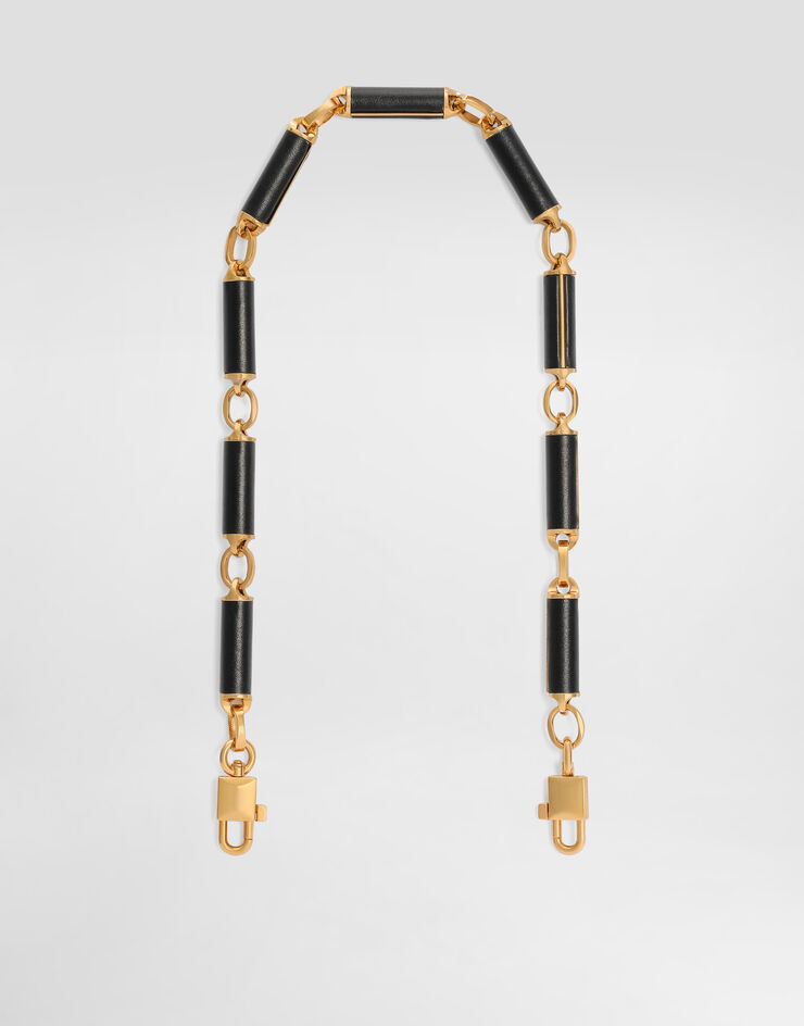 Dolce & Gabbana 백 숄더 스트랩 카프스킨 소재 블랙 BI3569A9S25