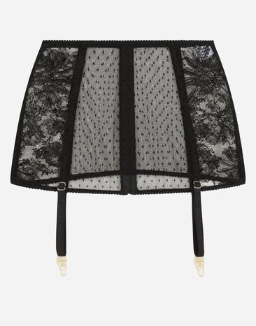 Dolce & Gabbana Liguero de encaje Negro O4A30TONL28