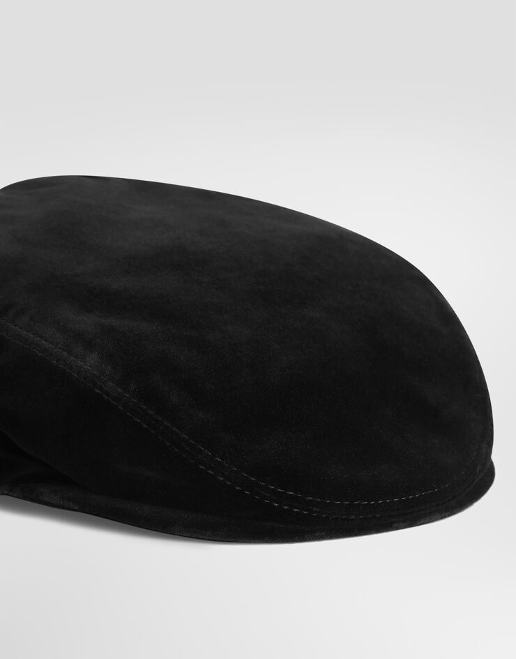 Dolce & Gabbana Coppola in velluto Nero FH473AFUVG7