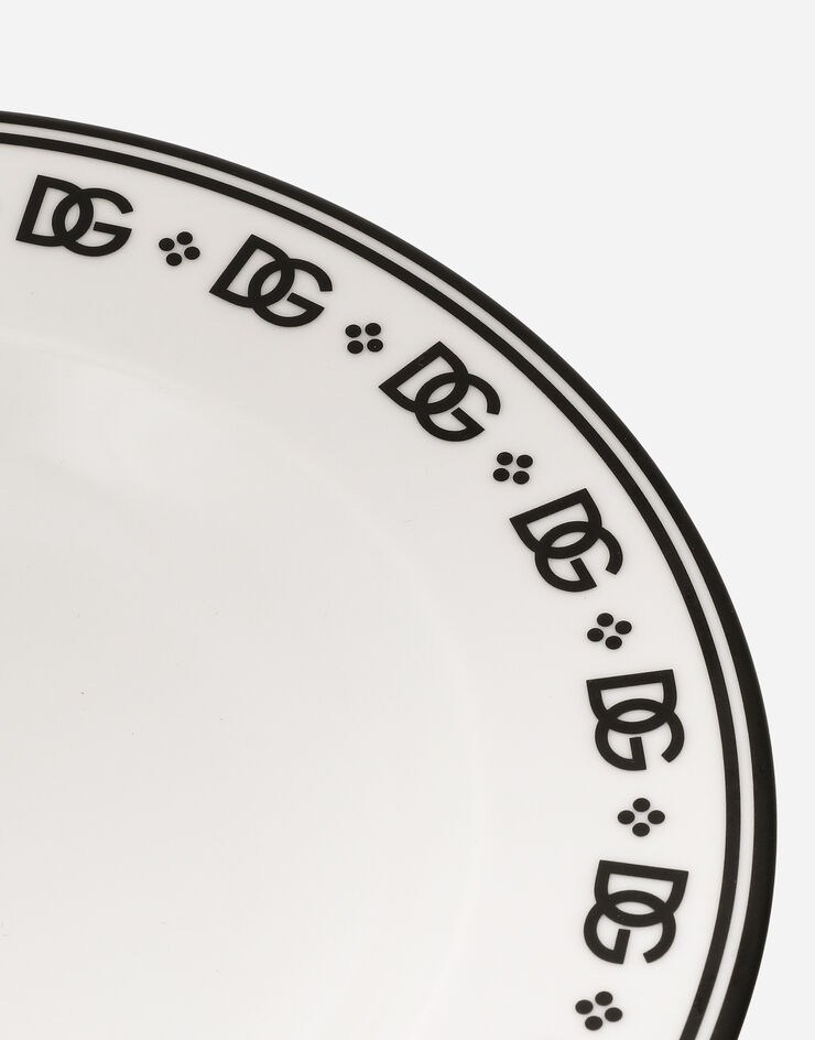 Dolce & Gabbana Set 2 Porcelain Soup Plates Multicolor TC0S05TCALH