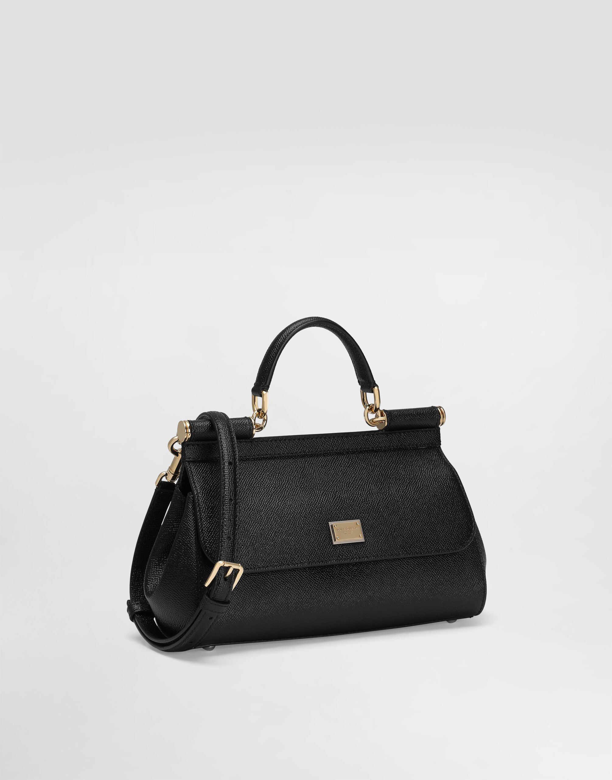 Medium Sicily handbag in Black for Women | Dolce&Gabbana® US