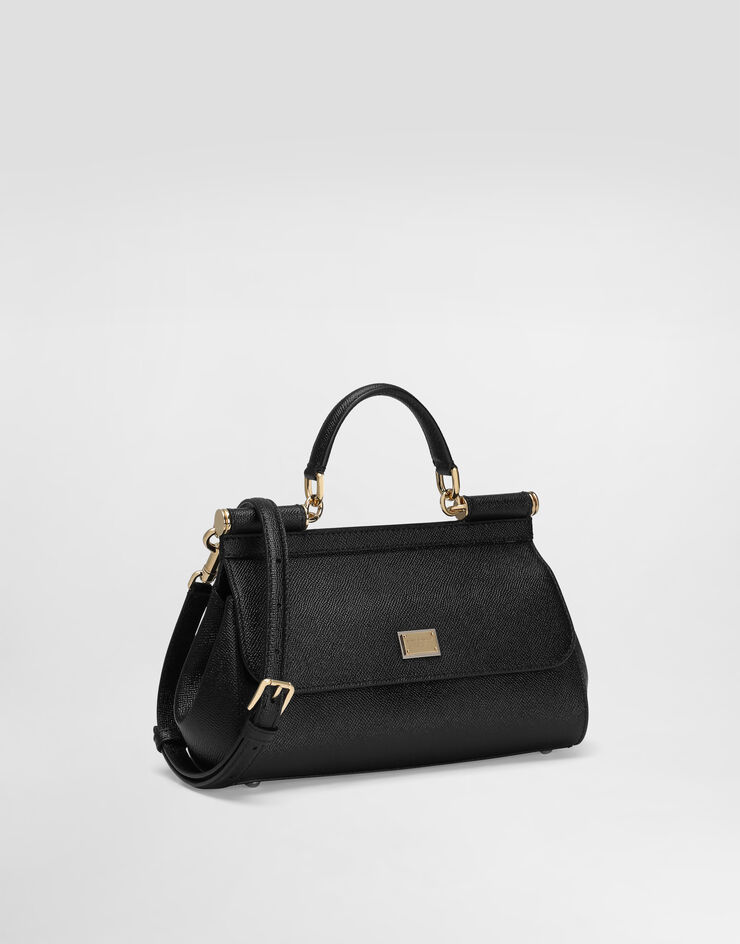 Dolce & Gabbana Sac à main Sicily moyen format Noir BB7652B1001