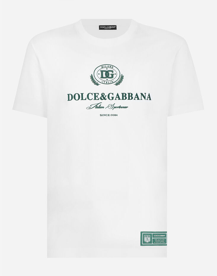 Dolce & Gabbana Blue Logo Cotton Men Polo Shirt T-shirt main image 0