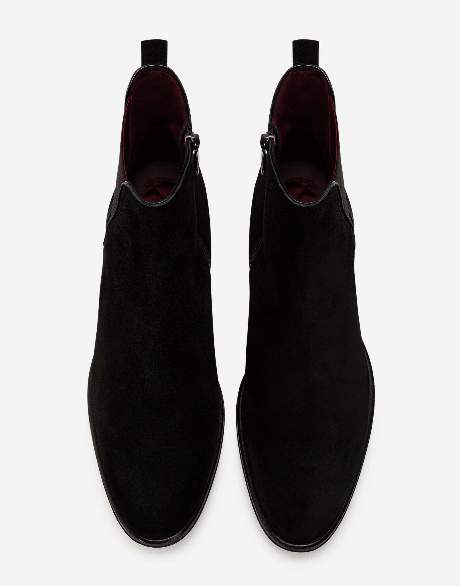 Velvet calfskin chelsea boots Dolce Gabbana